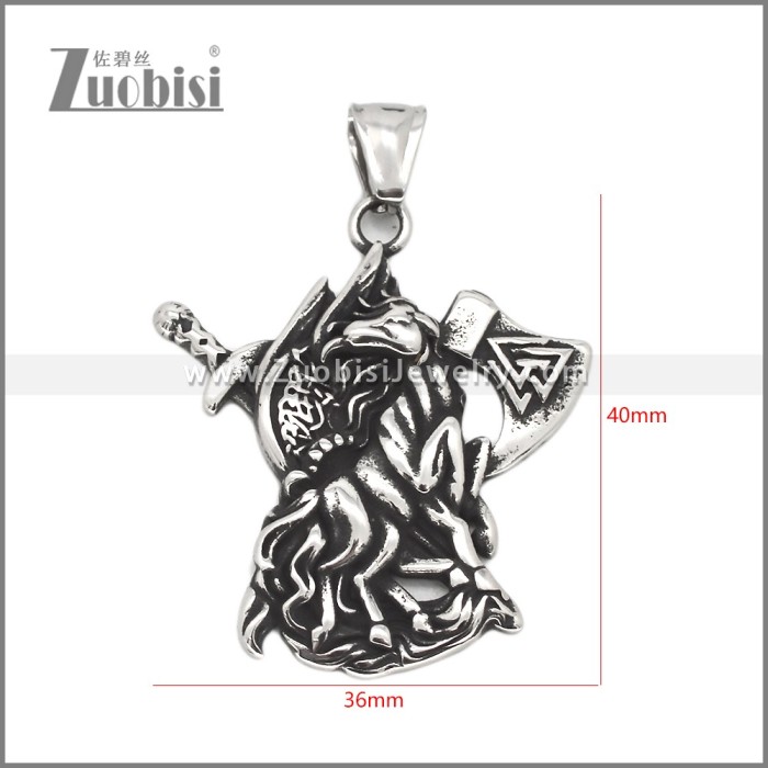 Stainless Steel Pendant p012816