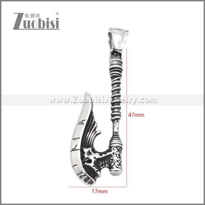 Stainless Steel Pendant p012814
