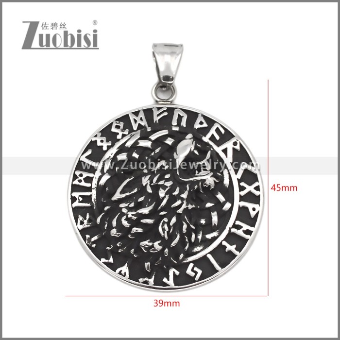 Stainless Steel Pendant p012813