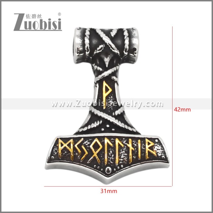 Stainless Steel Pendant p012801