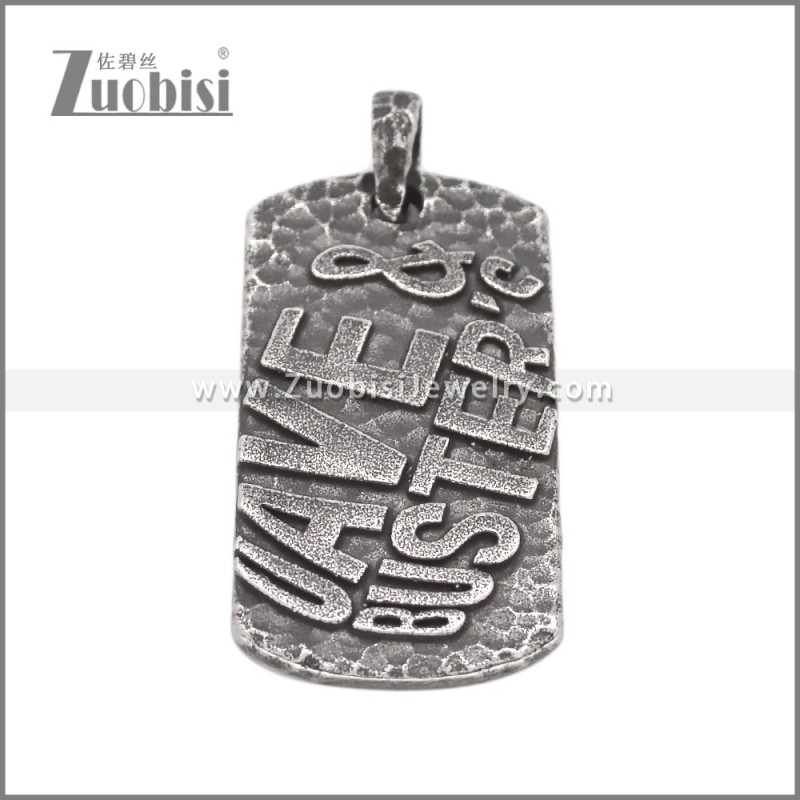 Stainless Steel Pendant p012843