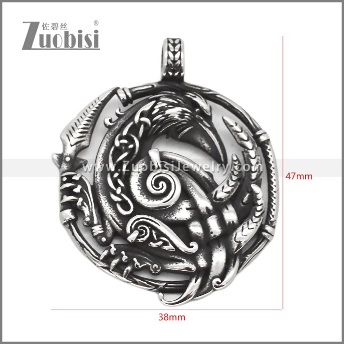 Stainless Steel Pendant p012803