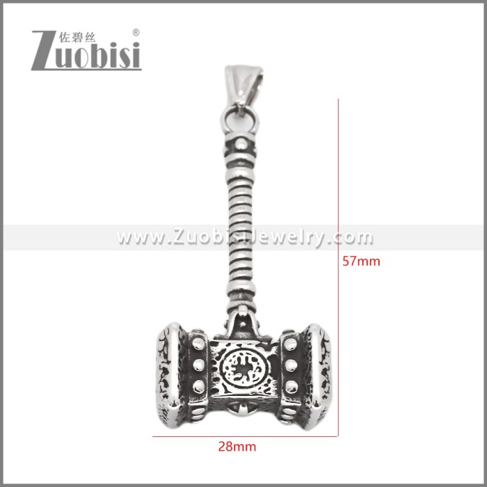 Stainless Steel Pendant p012849