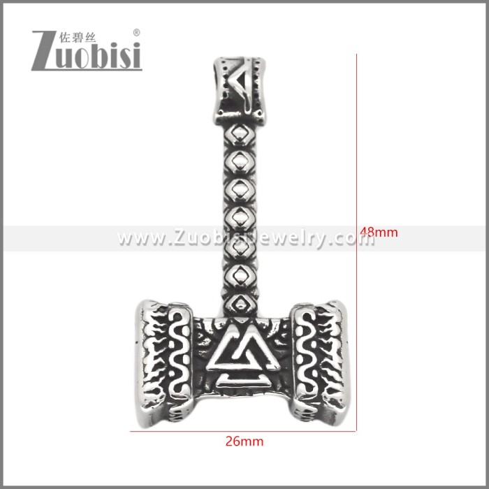 Stainless Steel Pendant p012818