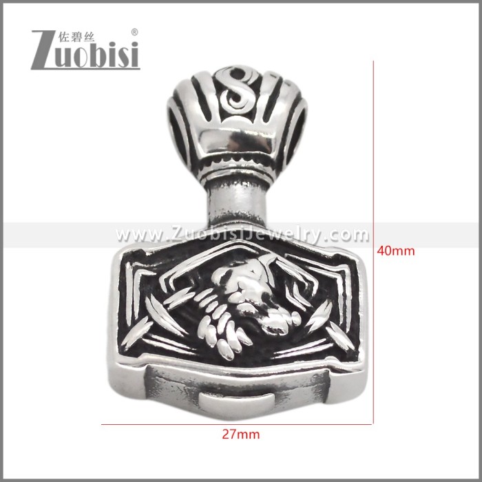 Stainless Steel Pendant p012844