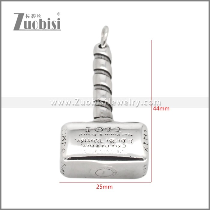 Stainless Steel Pendant p012810