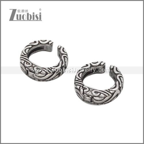 Stainless Steel Earrings End Ear Cuffs e002777