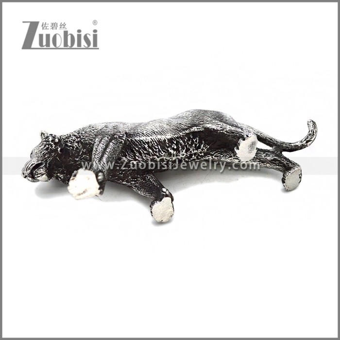 Stainless Steel Leopard Statue a001061