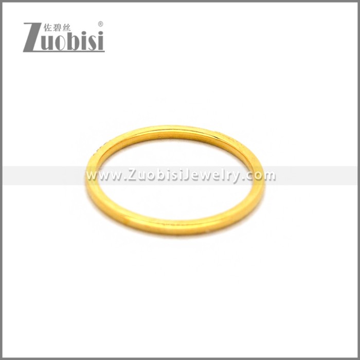 18K Gold Plated Wedding Band Ring  R010430G