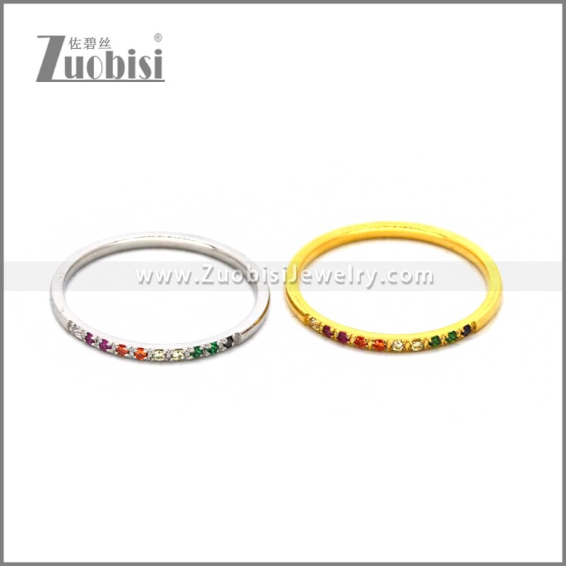 18K Gold Plated Wedding Band Ring  R010430G