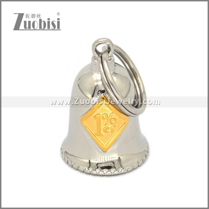 Drive Safe 1%er Motor Bell Keychain k000092G