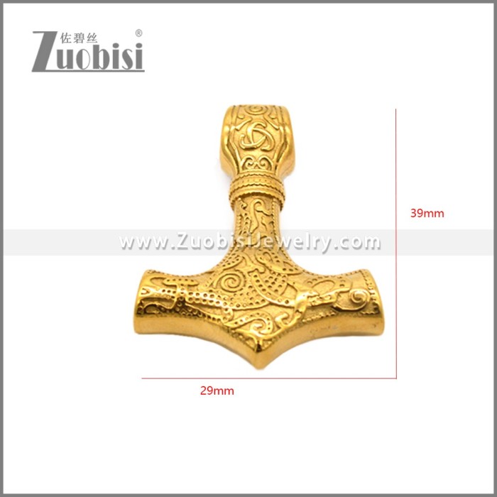 Stainless Steel Pendant p012924G
