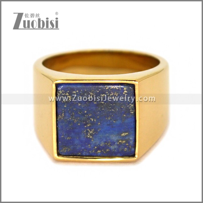 Stainless Steel Stone Ring r010674G2