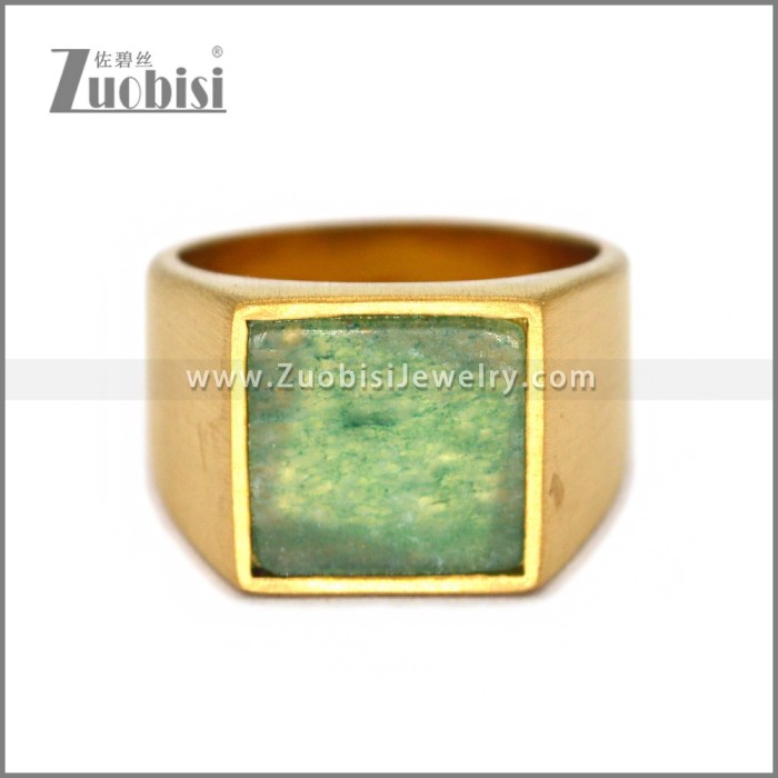 Stainless Steel Stone Ring R010674mg