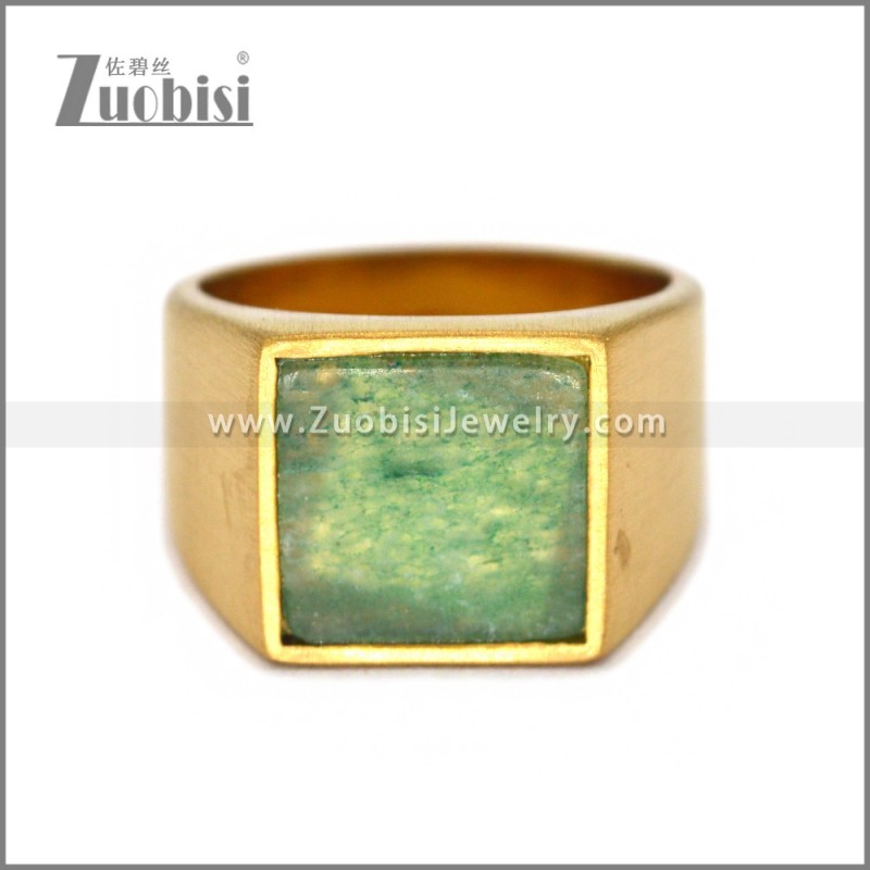 Stainless Steel Stone Ring R010674mg