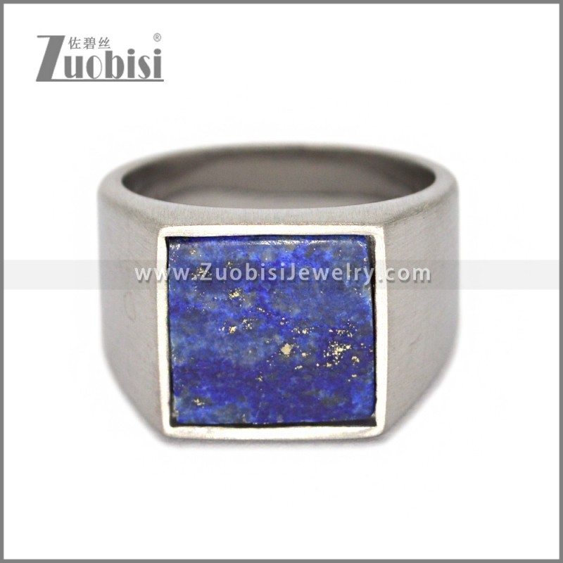 Stainless Steel Stone Ring r010674M1