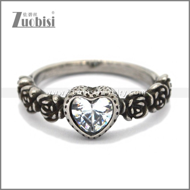 Stainless Steel Wedding Ring r010659S1