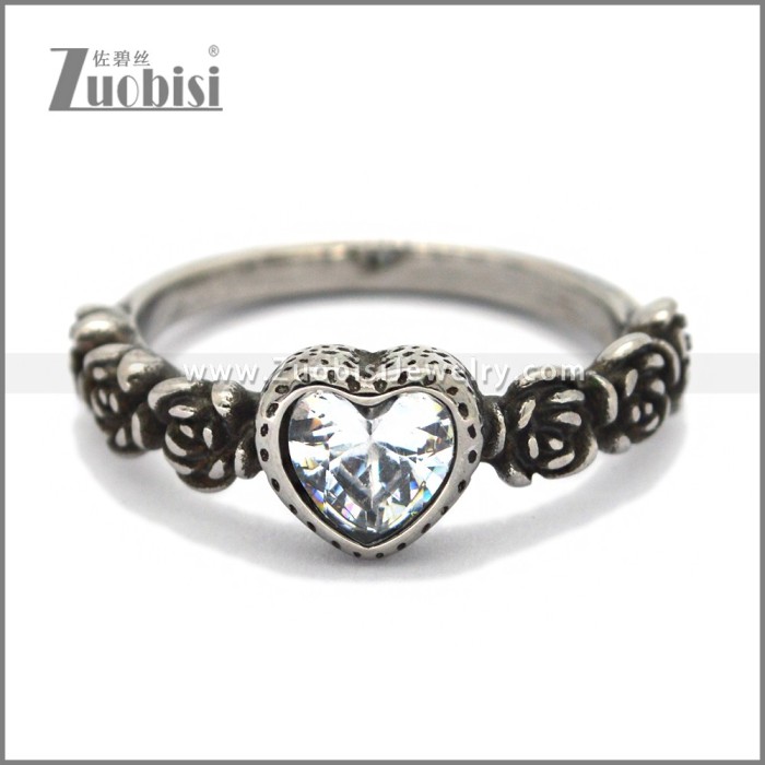 Stainless Steel Wedding Ring r010659S1