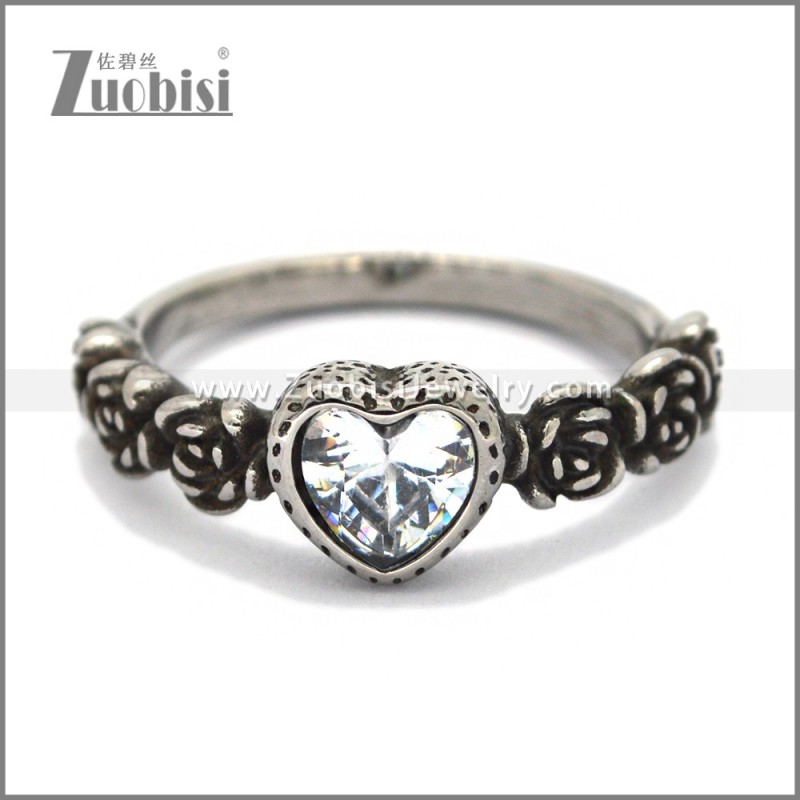 Stainless Steel Wedding Ring r010659S1