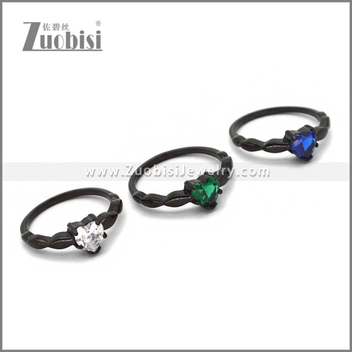 Stainless Steel Wedding Ring r010658H2