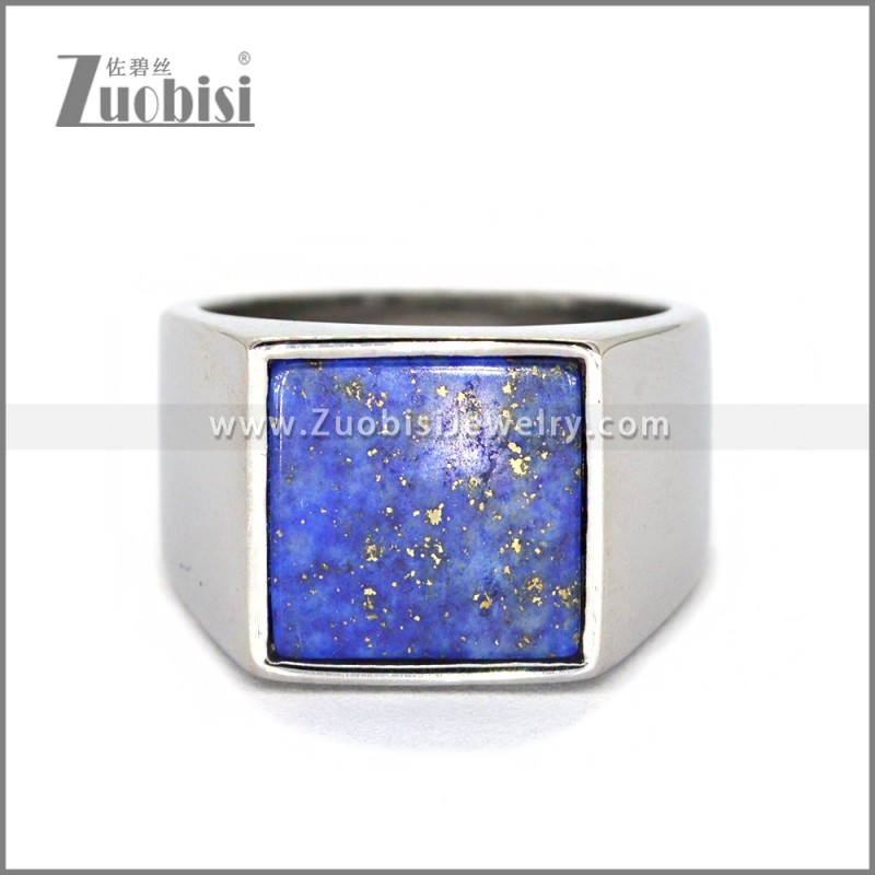 Stainless Steel Stone Ring r010674S2