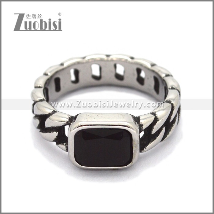 Stainless Steel Wedding Ring r010661S