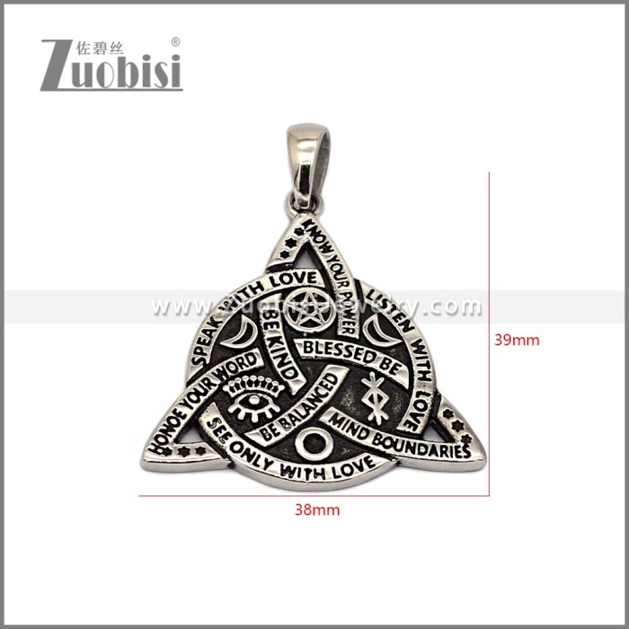 Stainless Steel Pendant p013092S