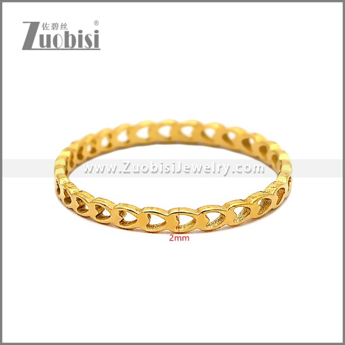 Stainless Steel Ring r010809G