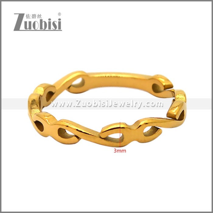 Stainless Steel Ring r010814G