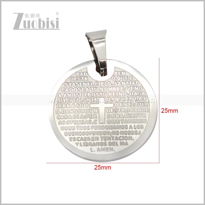 Stainless Steel Pendant p013169S