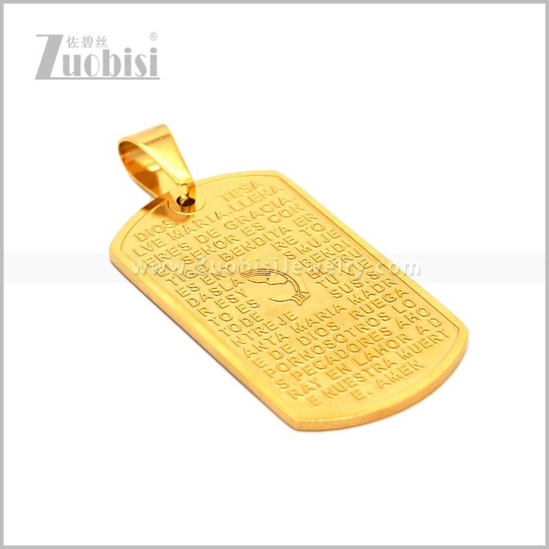 Stainless Steel Pendant p013167G