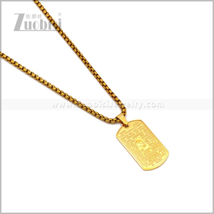 Stainless Steel Pendant p013167G