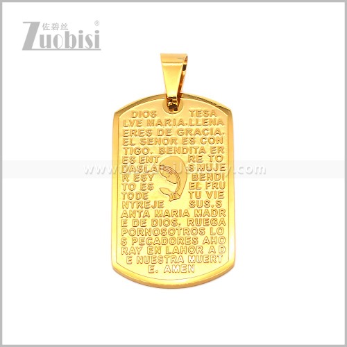 Stainless Steel Pendant p013167G