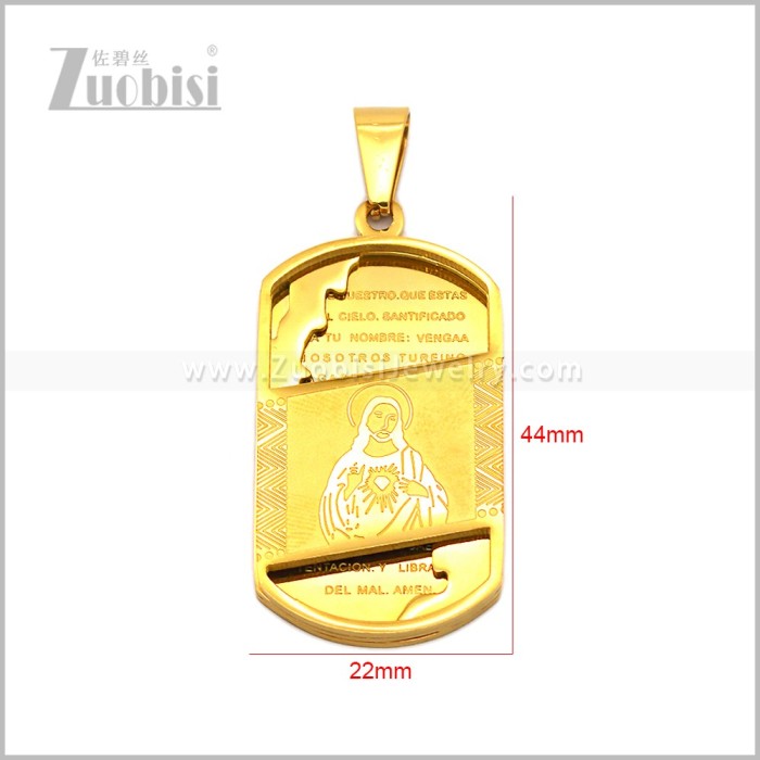Stainless Steel Pendant p013176G