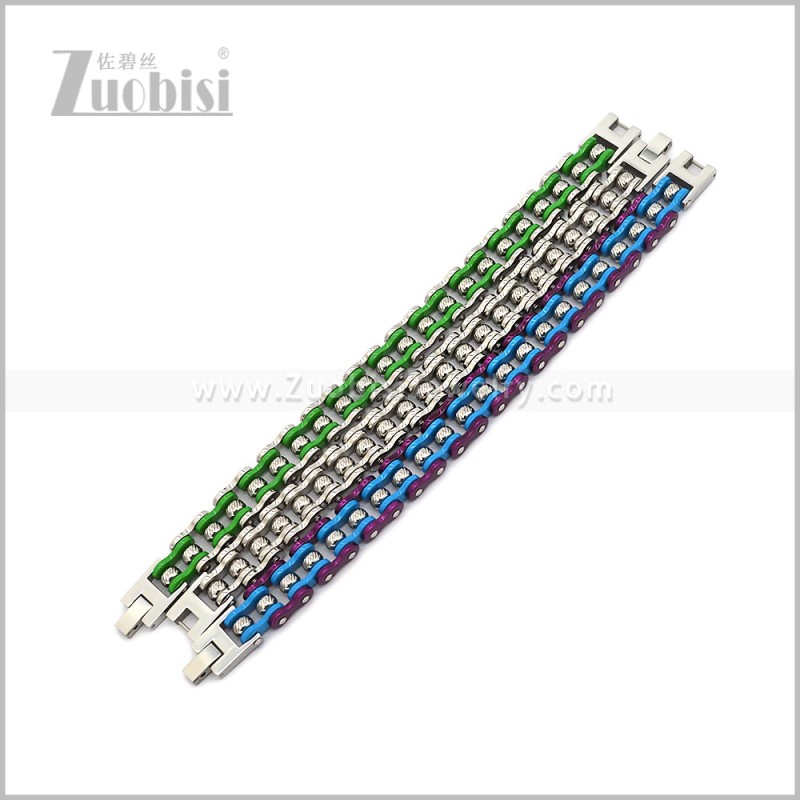 Stainless Steel Bracelet b011004SL