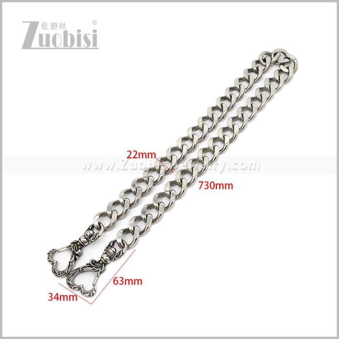 Stainless Steel Wallet Chain y000071S