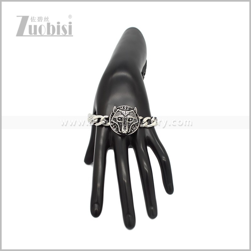 Stainless Steel Bracelet b011038S