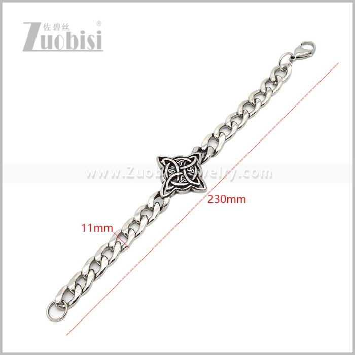 Stainless Steel Bracelet b011028S