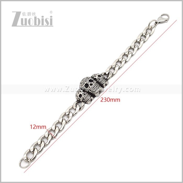 Stainless Steel Bracelet b011033S