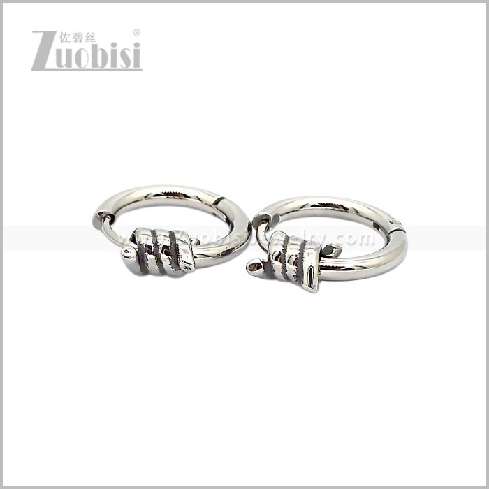 Stainless Steel Barbed Wire Accessories Earring e002823S2