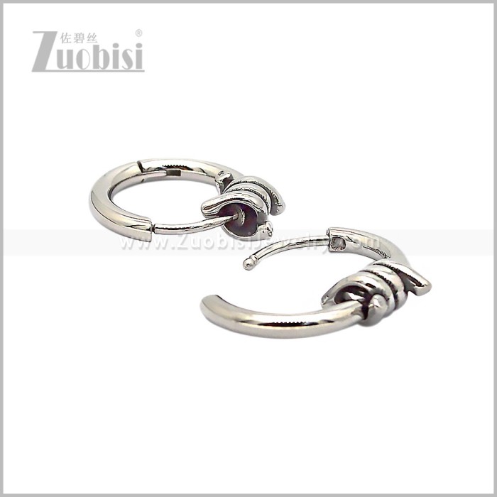 Stainless Steel Barbed Wire Accessories Earring e002823S2