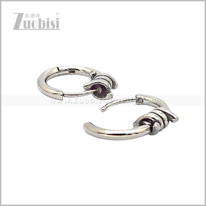 Stainless Steel Barbed Wire Accessories Earring e002823S2