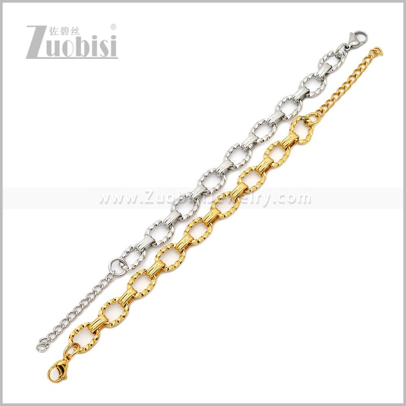 Stainless Steel Bracelets b011058S