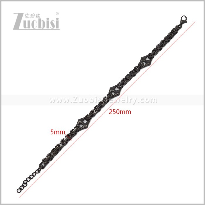 Stainless Steel Bracelets b011042H