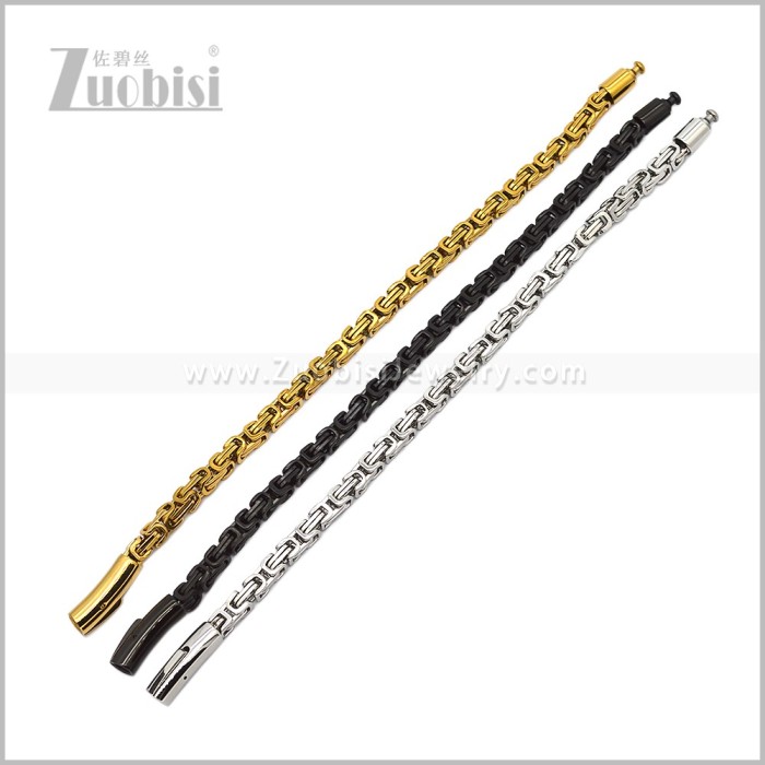 Stainless Steel Bracelets b011049S