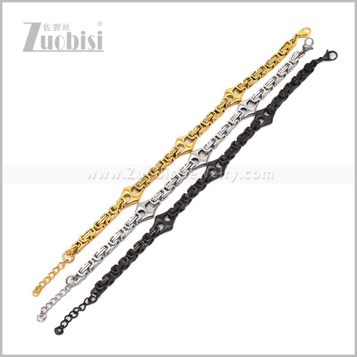Stainless Steel Bracelets b011042S