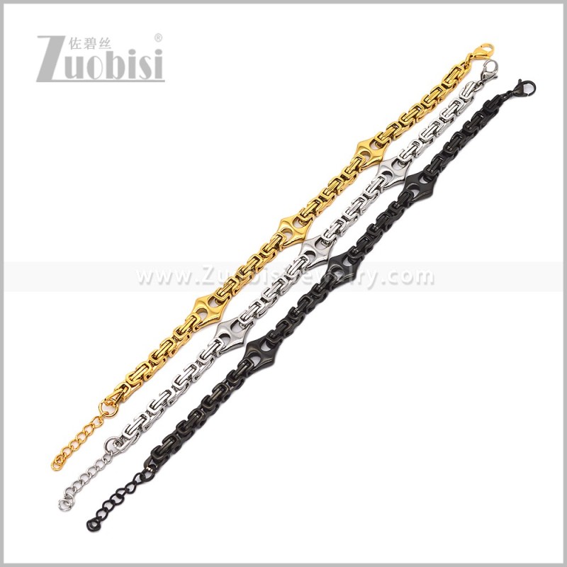 Stainless Steel Bracelets b011042S