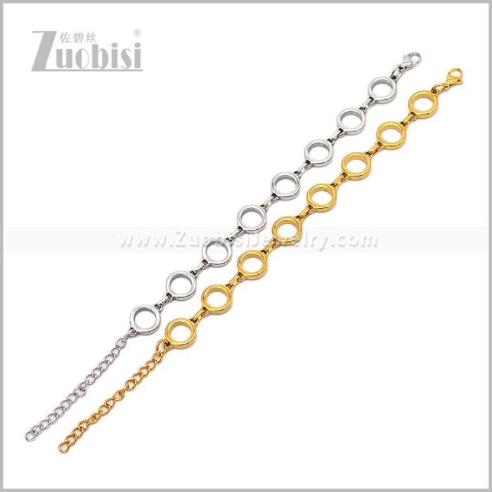 Stainless Steel Bracelets b011047S