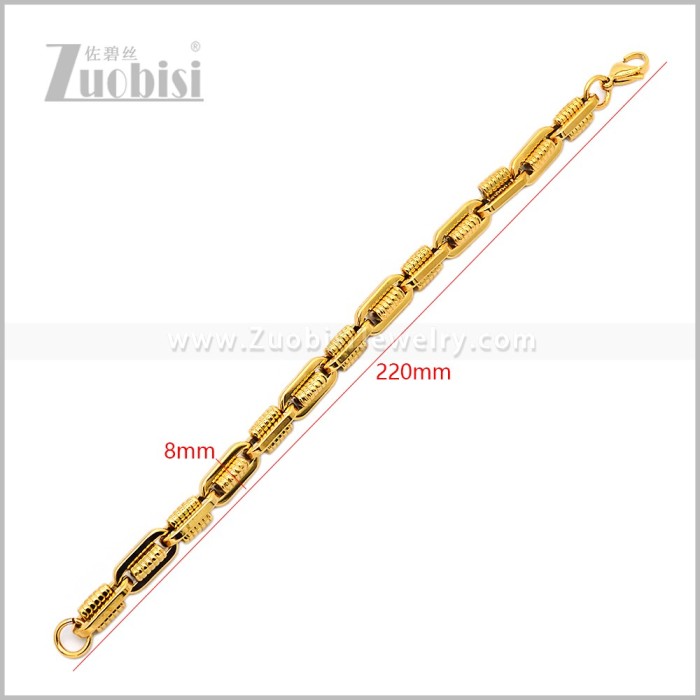 Stainless Steel Bracelets b011040G