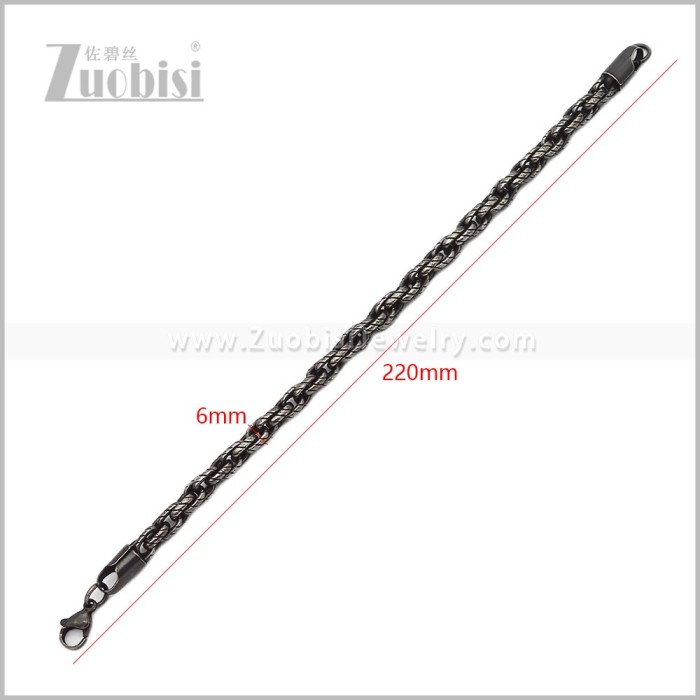 Stainless Steel Bracelets b011063H